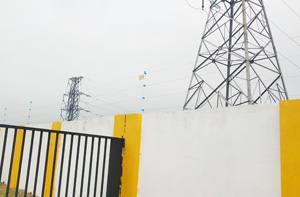 What Is the Purpose of Installing an Electronic Fence at a Substation?