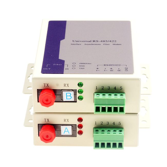 Electronic Fence RS485 Data Fiber Optic Transceiver